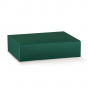 náhled Dárková skládací krabička 3 lahve 34X28X9cm, Zelený puntík