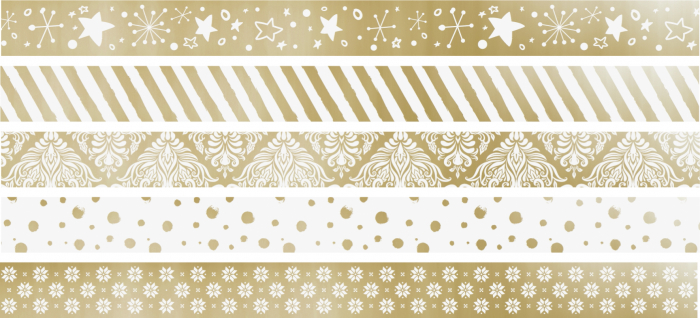 detail Dekorační samolepící pásky MINI Vánoce