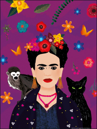 detail Plakát A3 40x30cm, Vlastní portrét, Frida