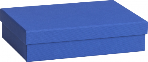Dárková krabička 16,5x24x6cm A5+, One Colour, tmavá modrá