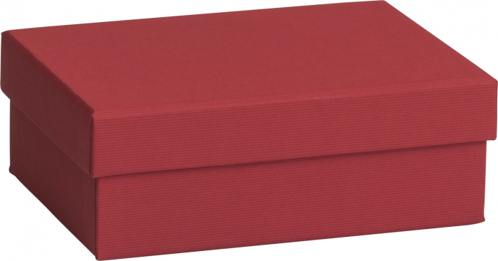 detail Dárková krabička 12x16,5x6cm A6+, One Colour, tmavá červená