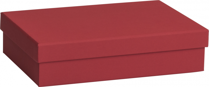 detail Dárková krabička 16,5x24x6cm A5+, One Colour tmavě červená