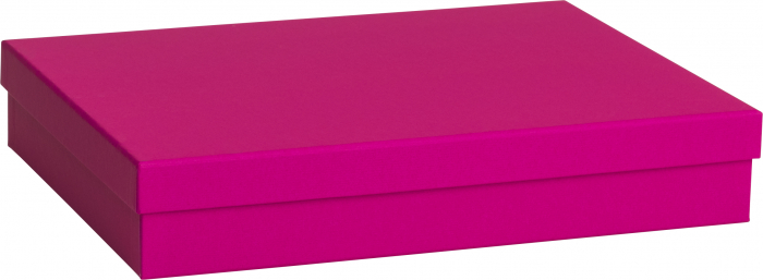 detail Dárková krabička 24x33x6cm A4+, Růžová krabička