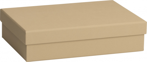 Dárková krabice 16,5x24x6cm A5+, One Colour, světle hnědá
