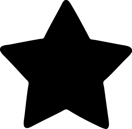 detail Ozdobná raznice Hvězda, 4,8cm