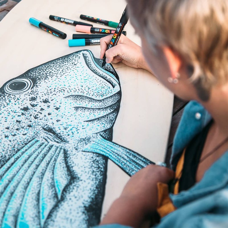 Kreslení popisovači POSCA